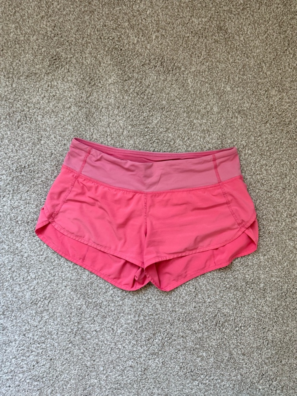 Lululemon Pink Speed Up Low-Rise Short 2.5”